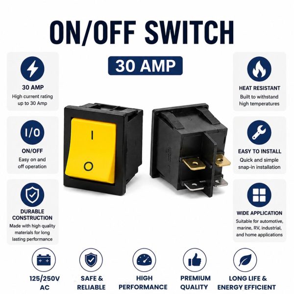 ON/OFF Switch 30A by NG Weld
