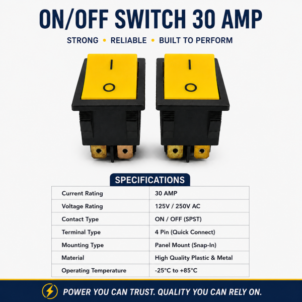 ON/OFF Switch 30A by NG Weld
