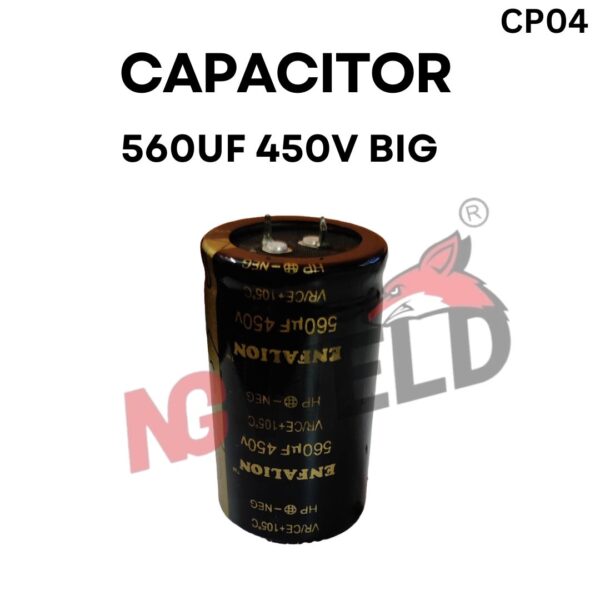Capacitor 560uf/450v (big ) by Ng Weld