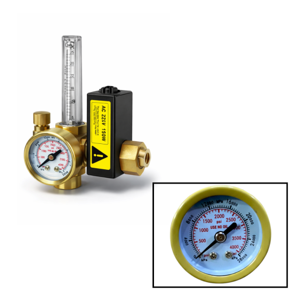 MIG regulator with flow meter by NG Weld
