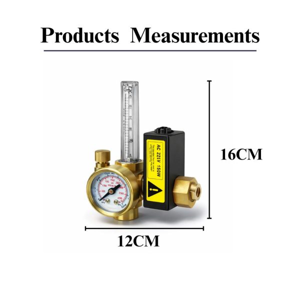 MIG regulator with flow meter by NG Weld
