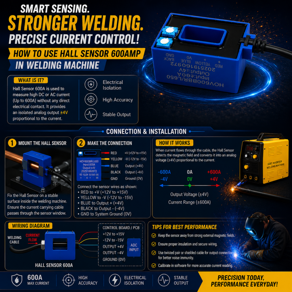 hall sensor 600V by Ng Weld