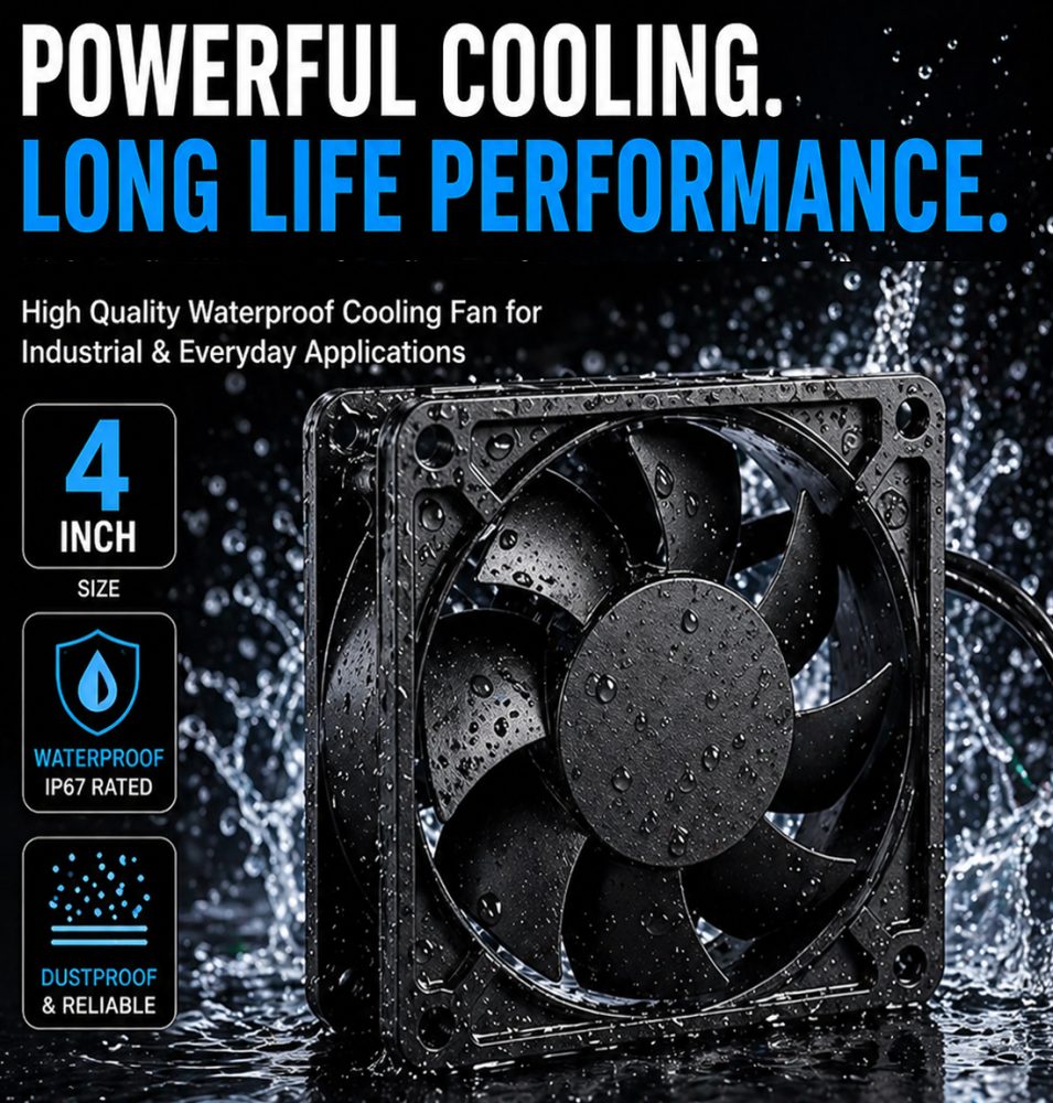 4 inch fan waterproof by NG Weld
