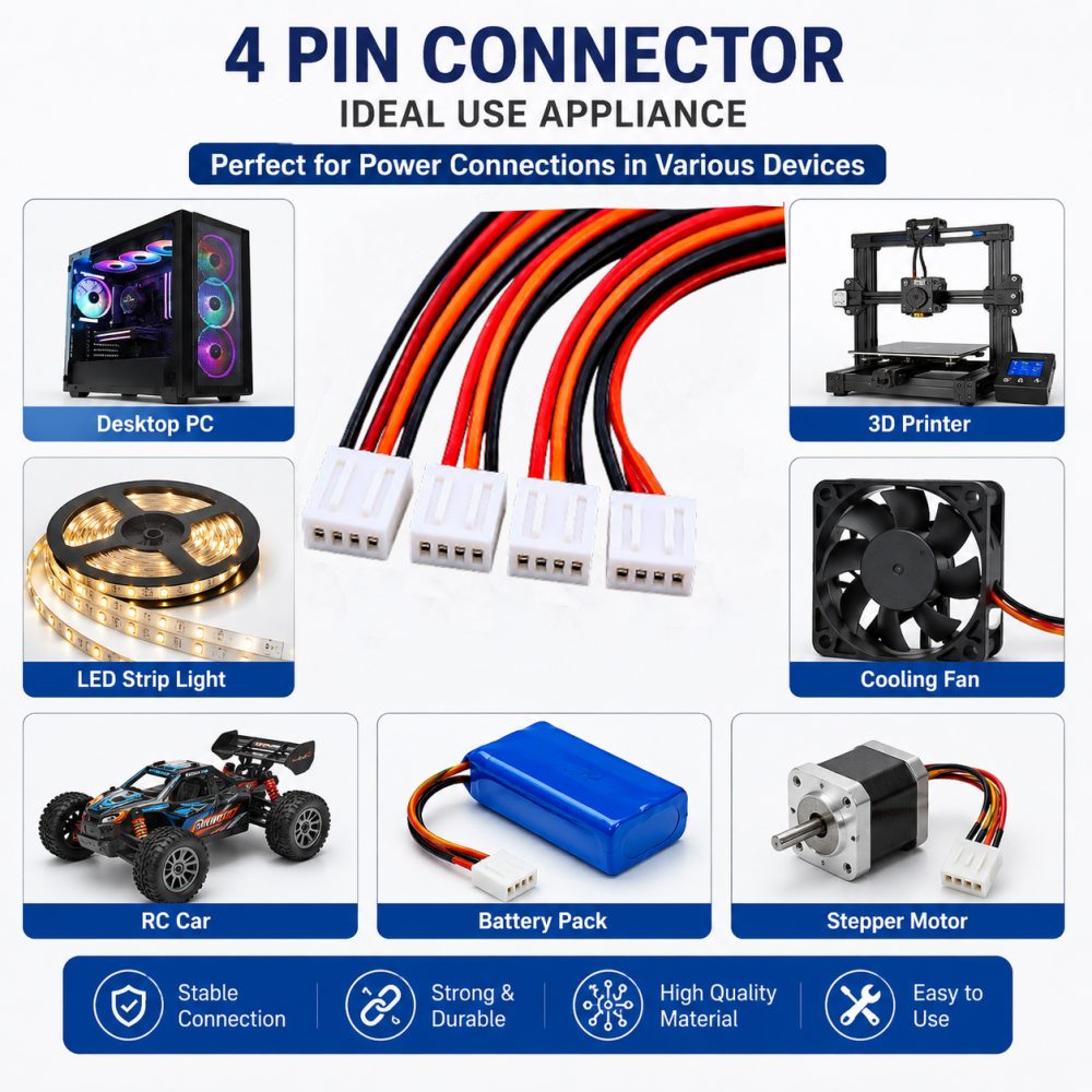 cable connector 4 Pin by NG Weld