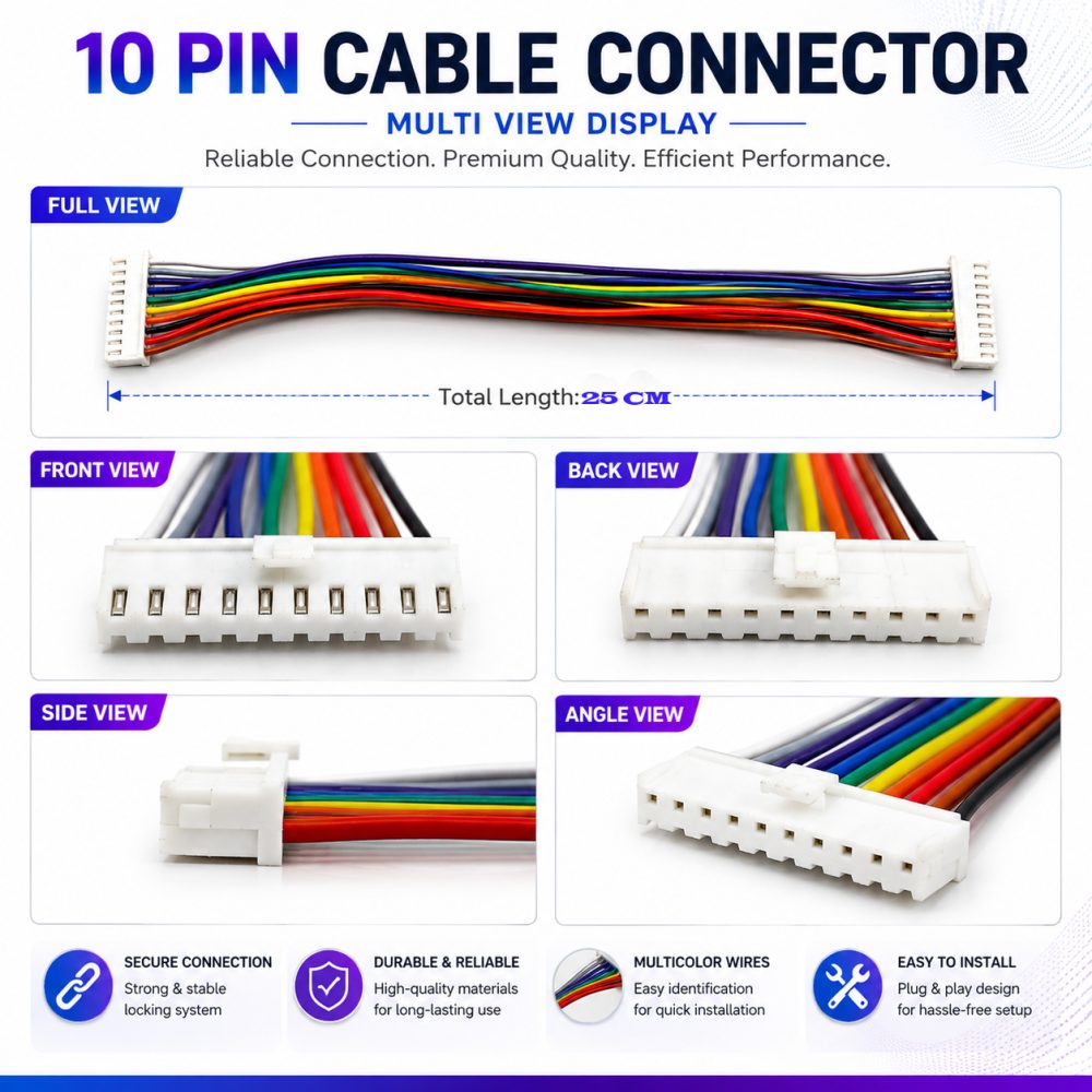cable connector 10 Pin by NG Weld
