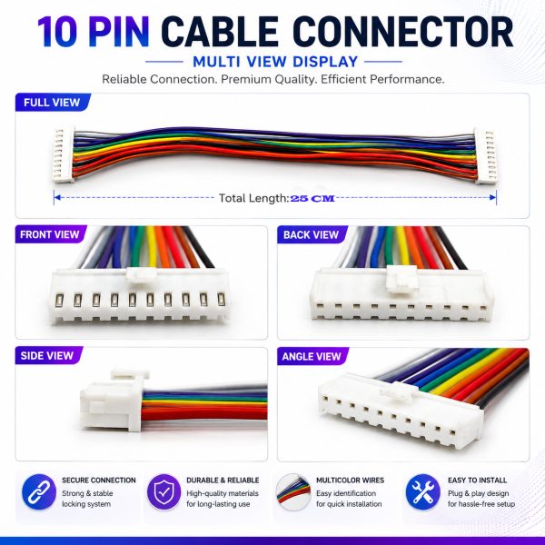 cable connector 10 Pin by NG Weld