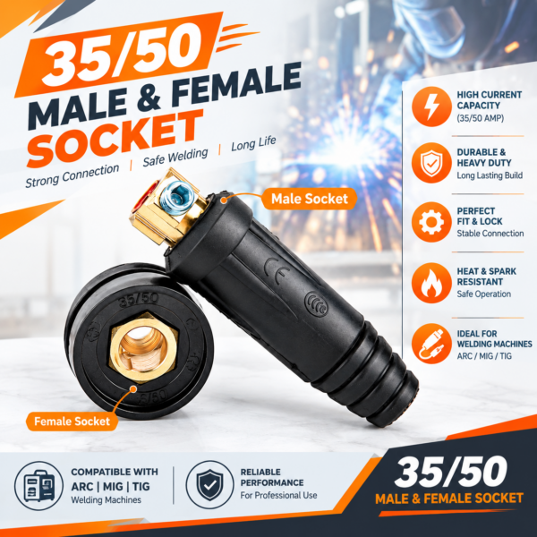 35/50 Male Female Socket by NG Weld
